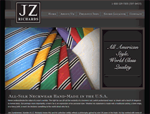 Tablet Screenshot of jzrichards.com